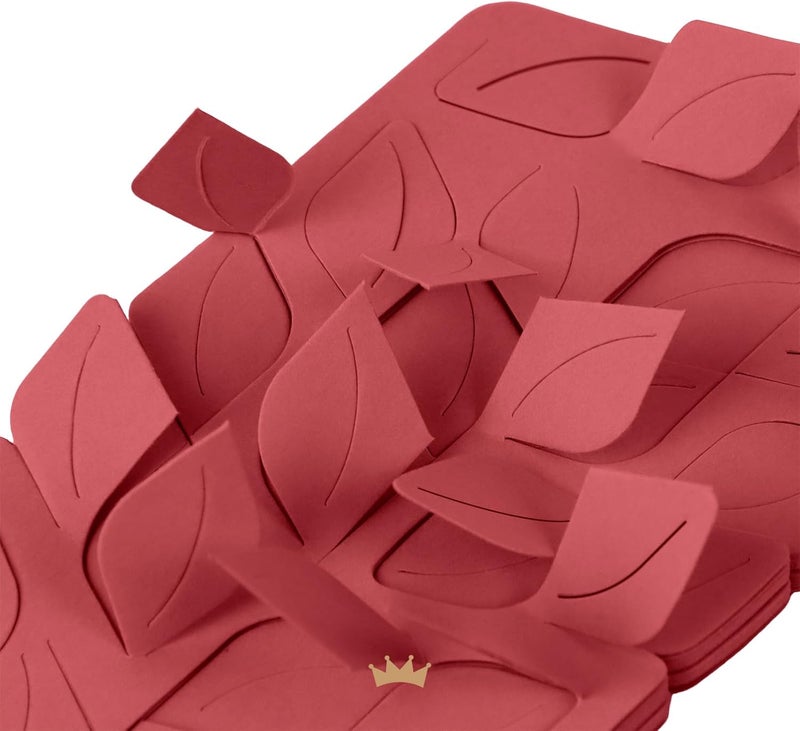 PACKQUEEN Crinkle Cut Paper Shred Filler, Metallic Gold and Green Shredded Paper for Gift Baskets, Crinkle Paper for Gift Wrapping (Deep Red) - Image 5